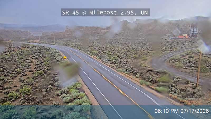 SR-45 NB @ Milepost 2.95, UN traffic camera, Uintah County