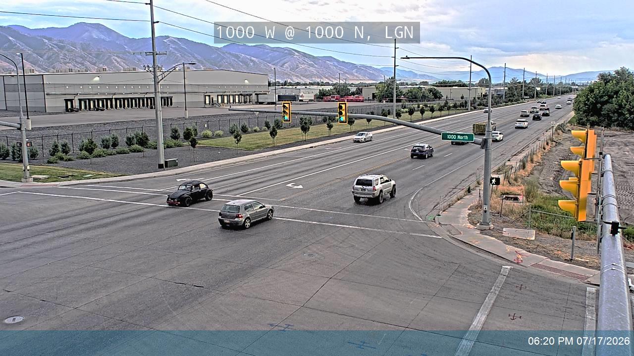 SR-252 traffic camera, view north, Logan, Utah