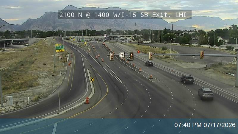 SR-194 traffic camera, view south, Lehi, Utah