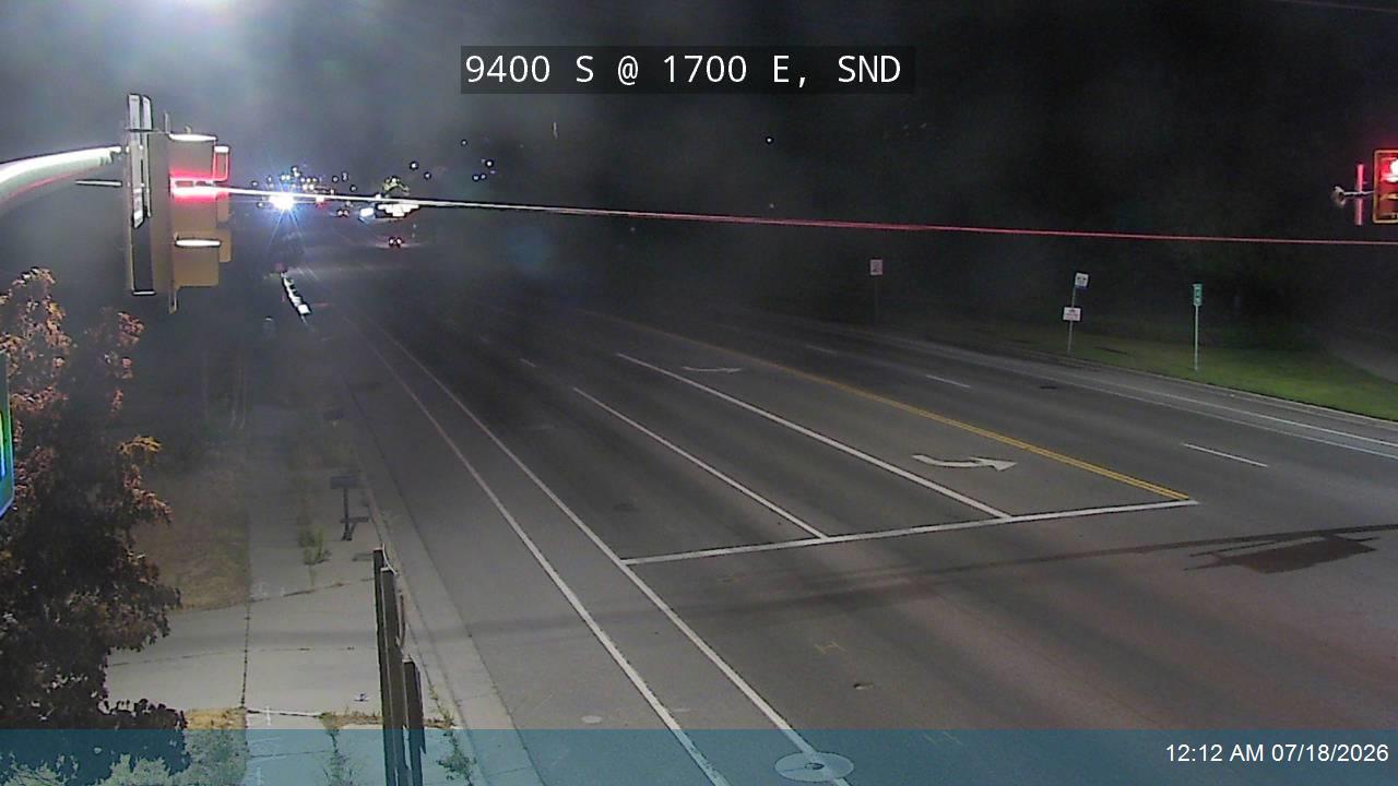 SR-209 traffic camera, view east, Sandy, Utah