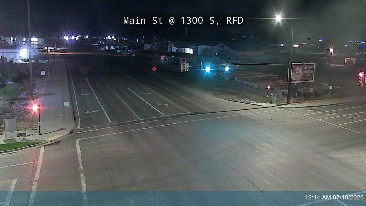 SR-120 traffic camera, view south, Richfield, Utah