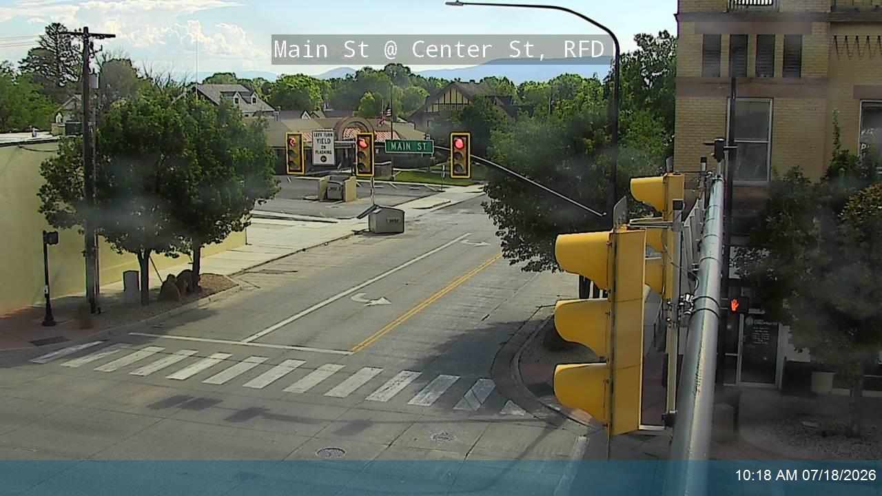 SR-120 traffic camera, view south, Richfield, Utah