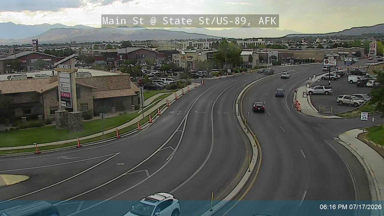 Main St traffic camera, American Fork, Utah