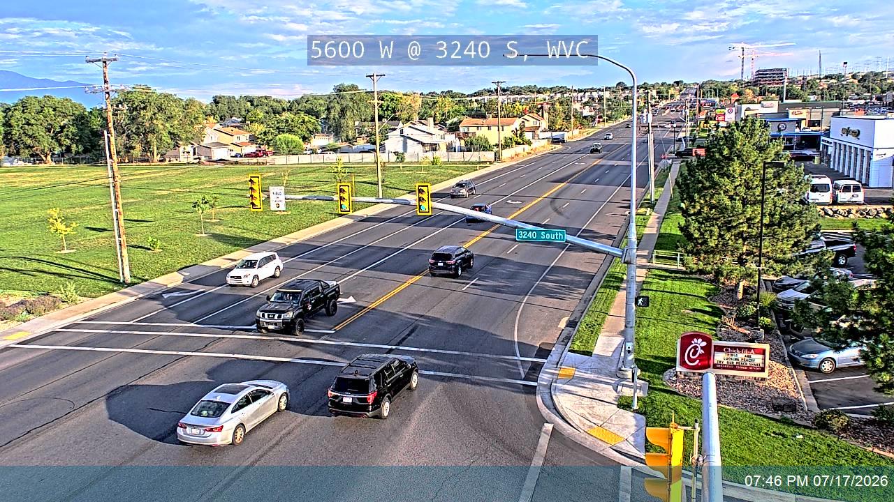 SR-172 traffic camera, view south, West Valley City, Utah