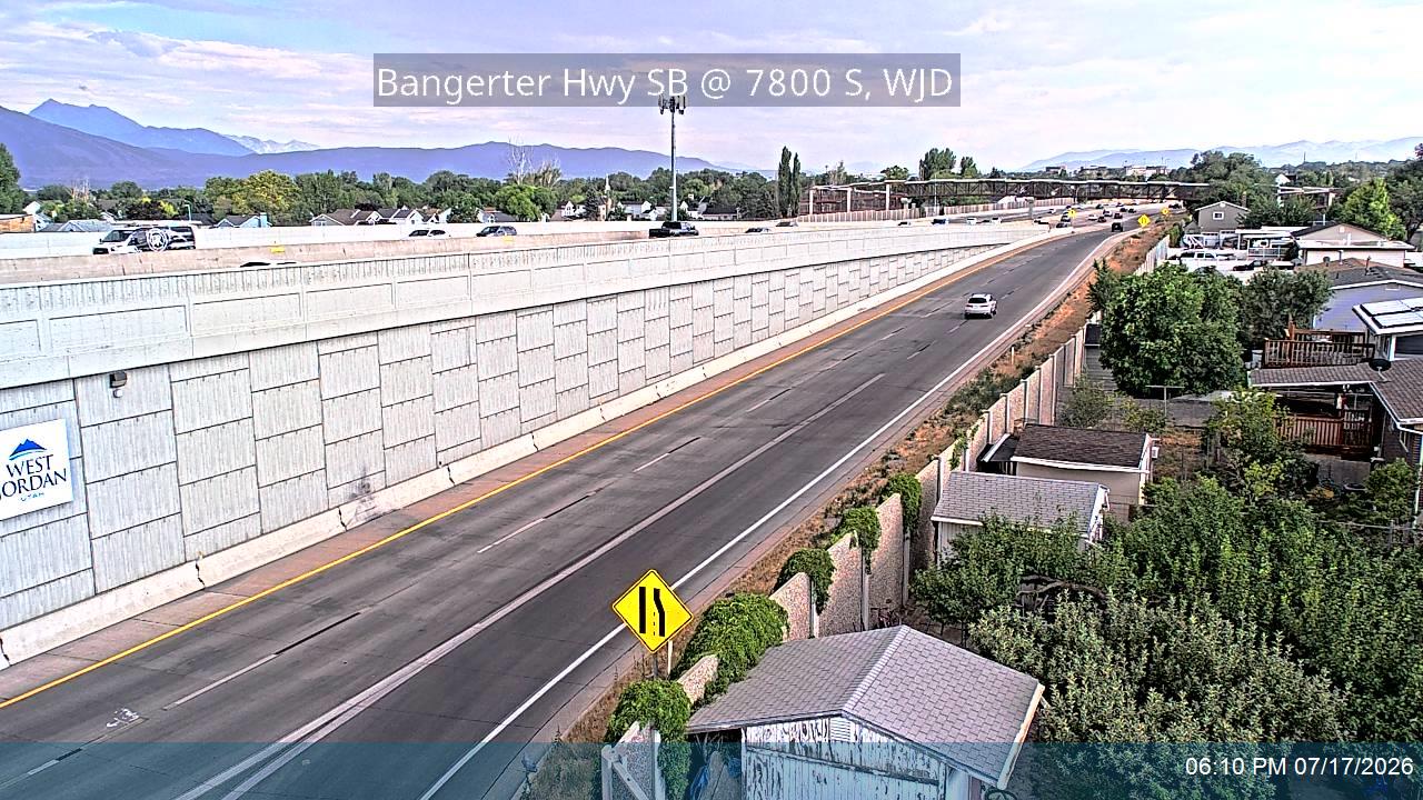 SR-154 traffic camera, view east, West Jordan