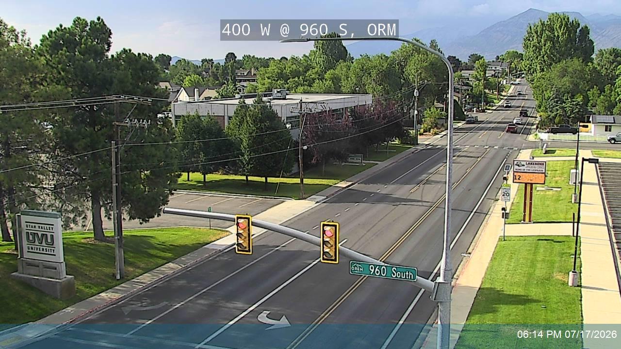400 W traffic camera, Orem, Utah