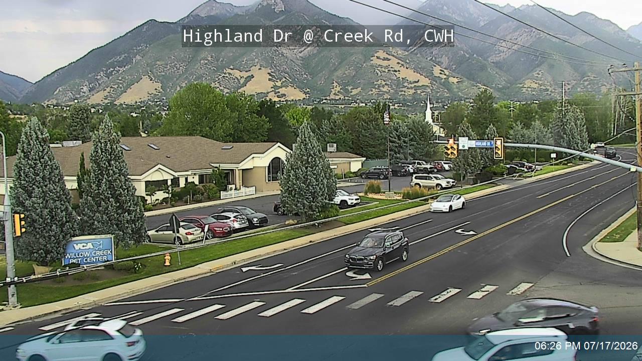 Highland Dr traffic camera, Cottonwood Heights, Utah