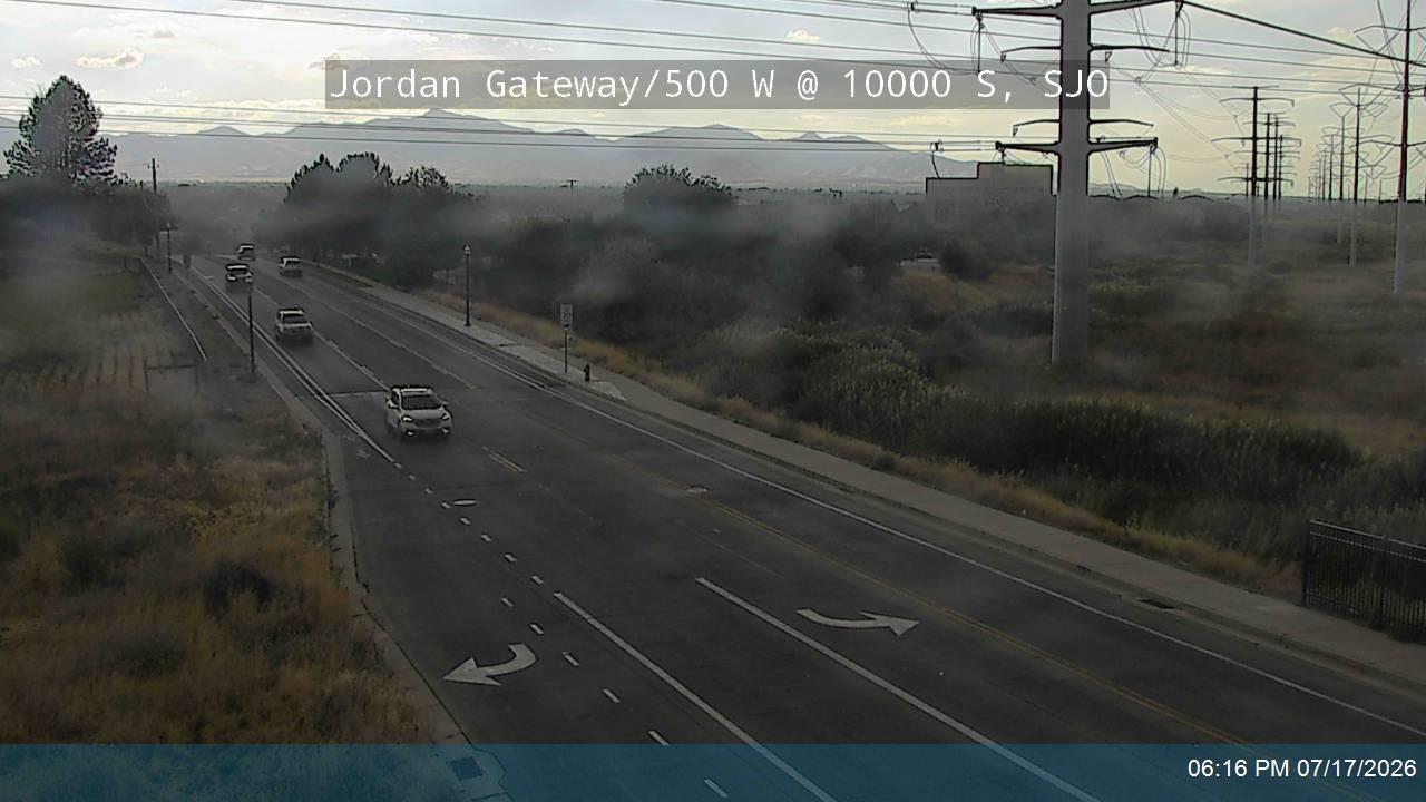 Jordan Gateway traffic camera, South Jordan, Utah