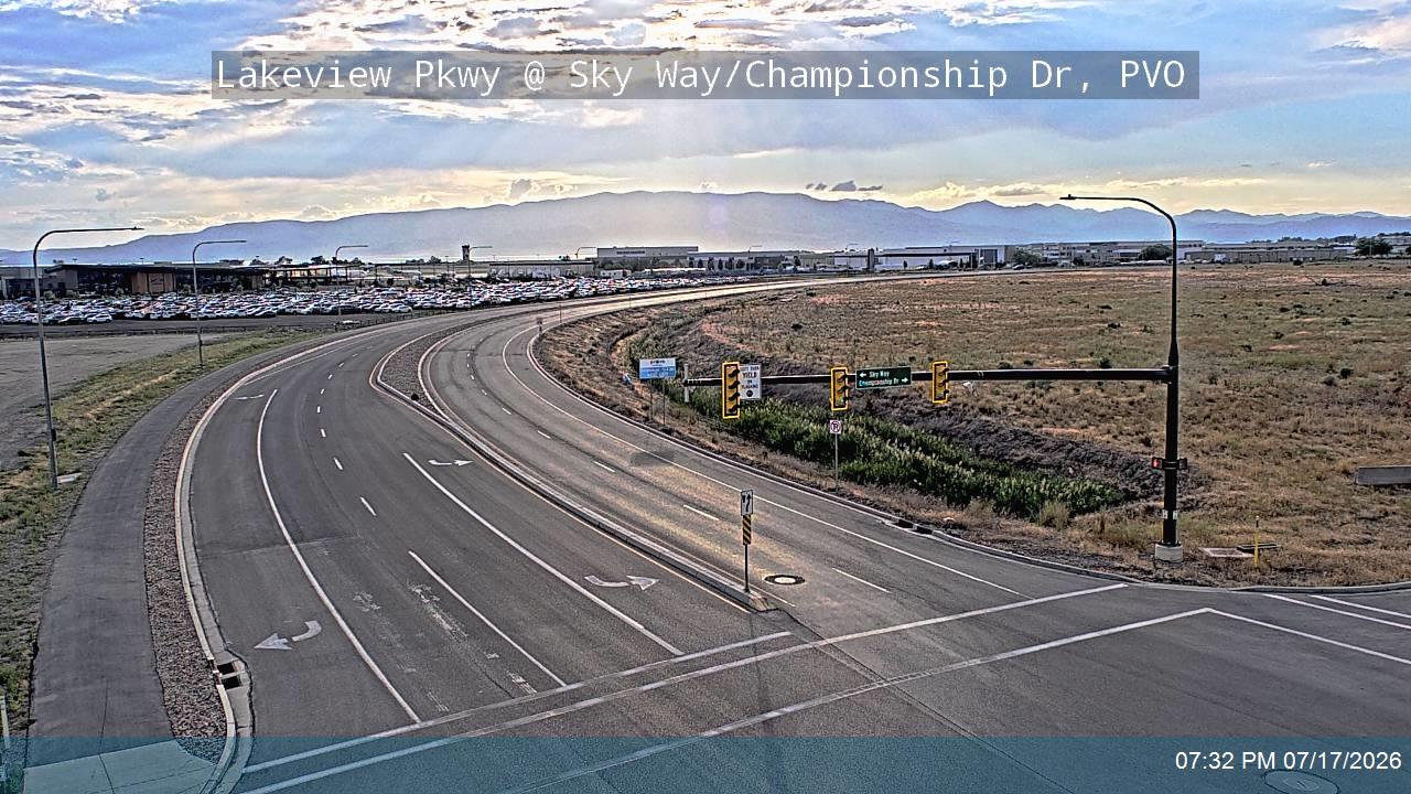 Lakeview Pkwy traffic camera, Provo, Utah