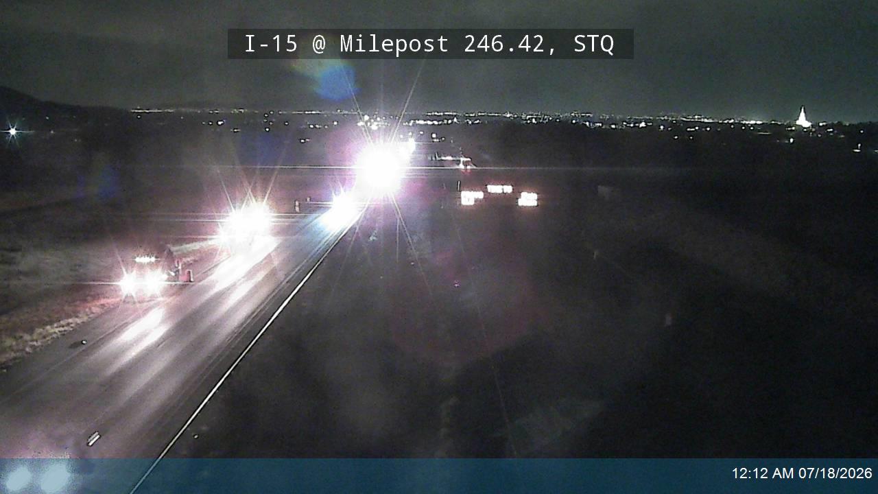 I-15 traffic camera, Santaquin