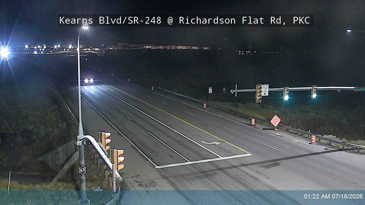 SR-248 traffic camera, view south, Park City, Utah