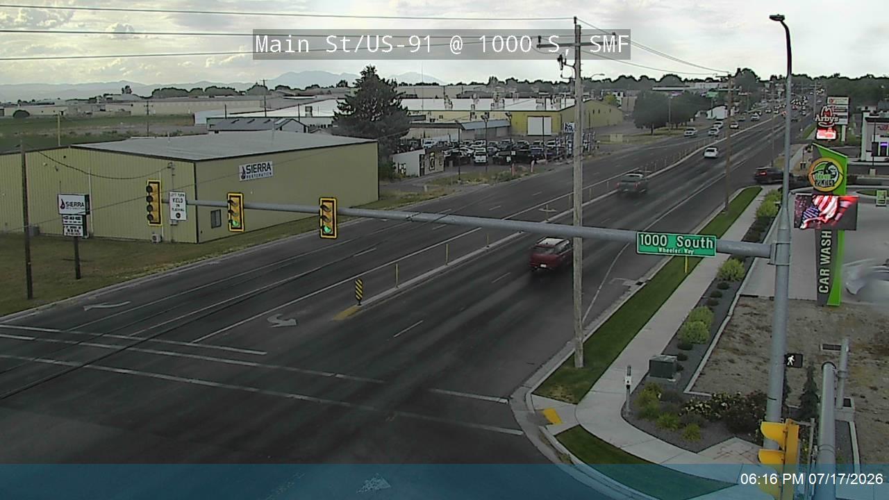Main St traffic camera, Smithfield, Utah