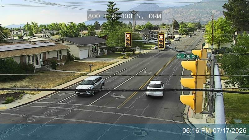 800 E traffic camera, Orem, Utah