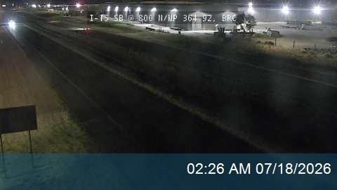 I-15 traffic camera, view south, Brigham City