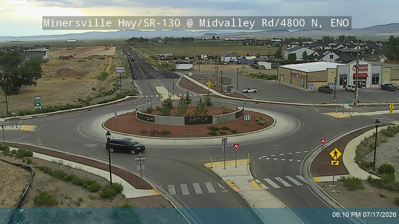 SR-130 traffic camera, view south, Enoch, Utah