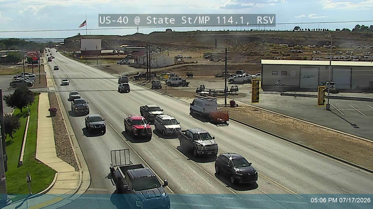 US-40 traffic camera, Roosevelt, Utah