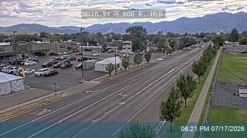 Main St traffic camera, Hyrum, Utah