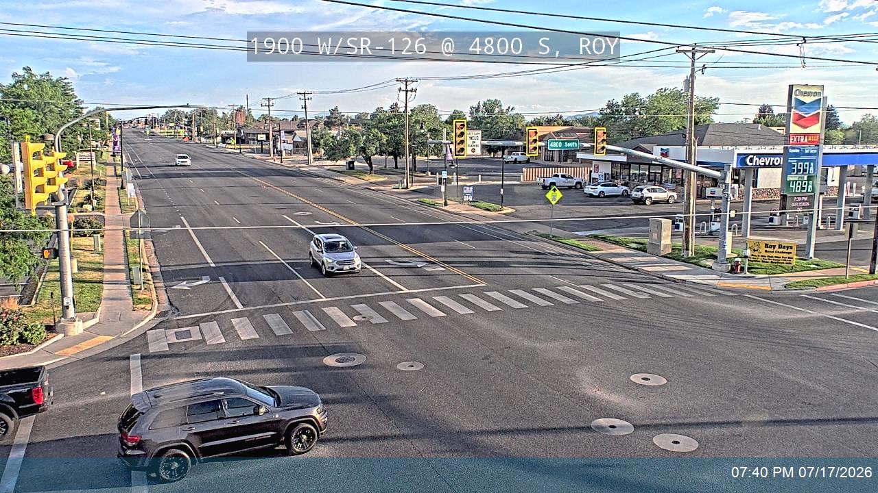 SR-126 traffic camera, Roy, Utah