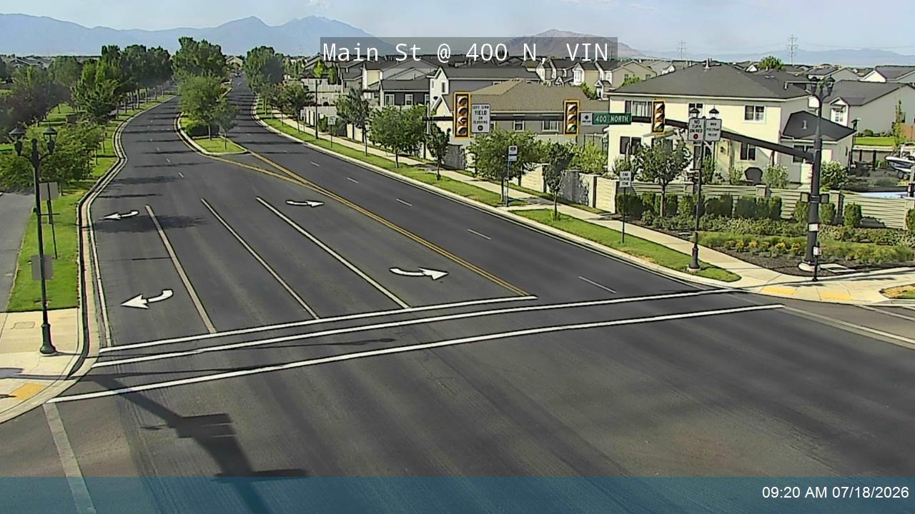 Main St traffic camera, Vineyard, Utah