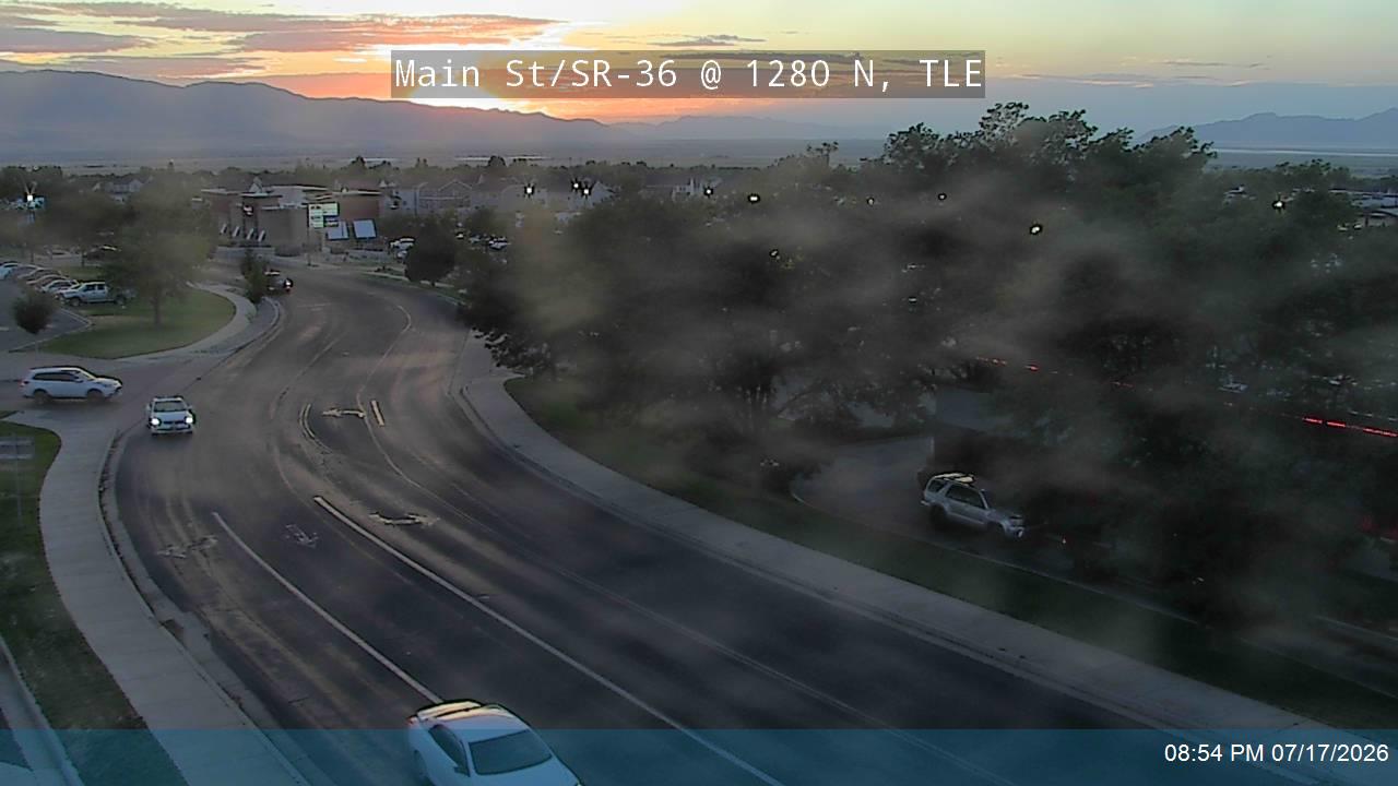 SR-36 traffic camera, view south, Tooele, Utah