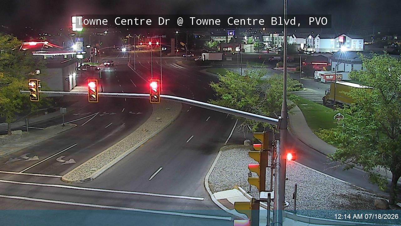Towne Centre Dr traffic camera, Provo, Utah