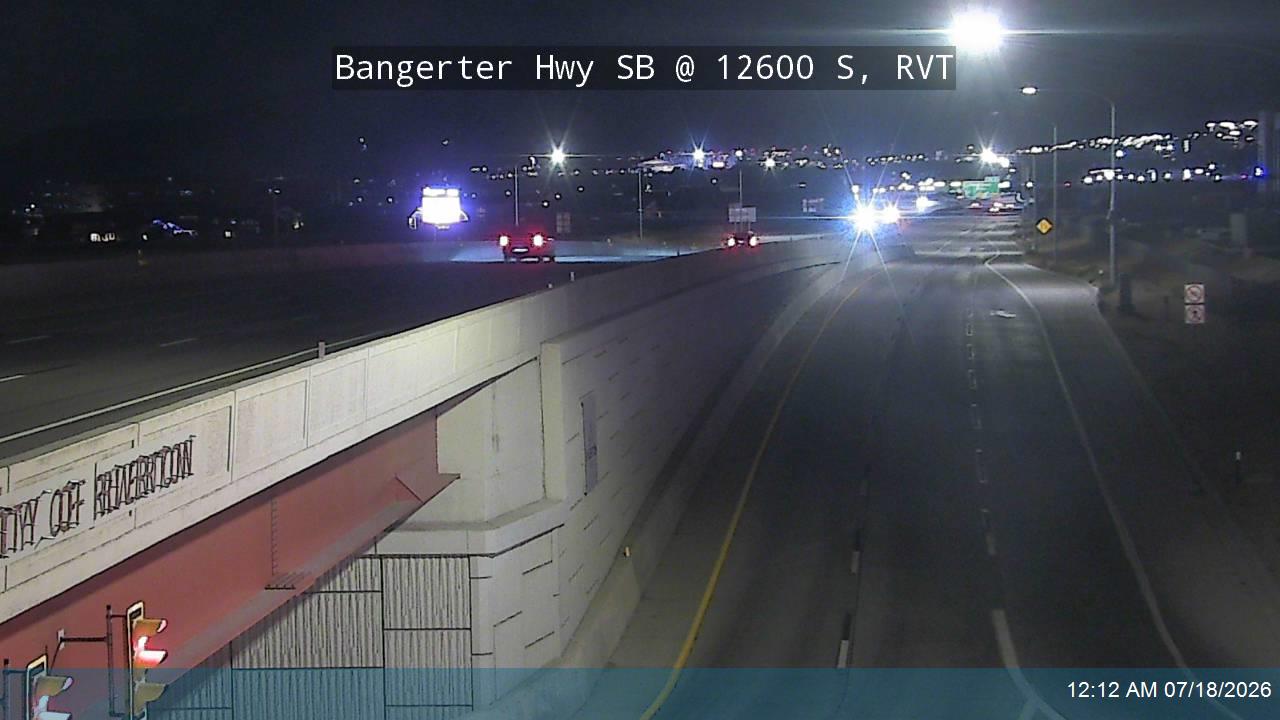 SR-154 traffic camera, view south, Riverton