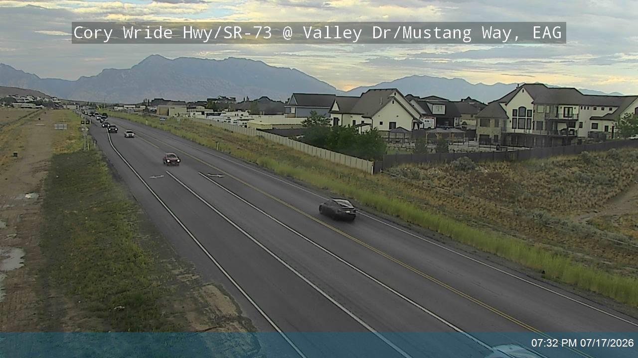 SR-73 traffic camera, Eagle Mountain, Utah