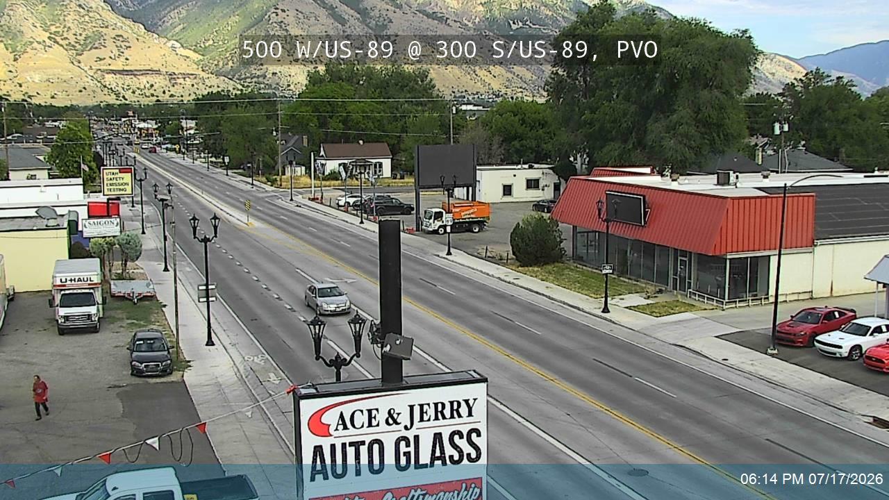 US-89 traffic camera, Provo, Utah