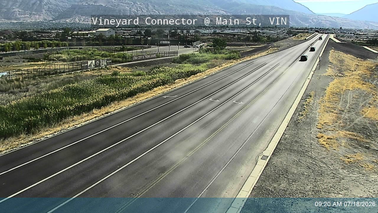 Vineyard Connector traffic camera, Vineyard, Utah