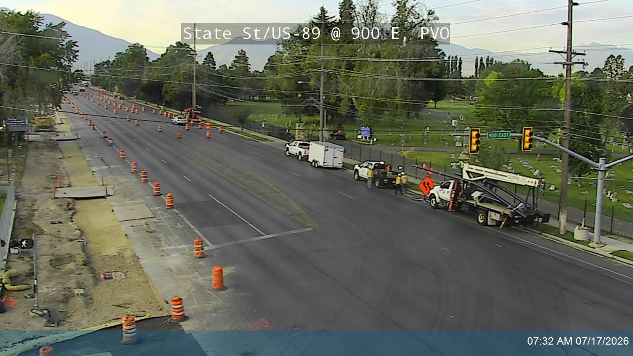 US-89 traffic camera, Provo, Utah