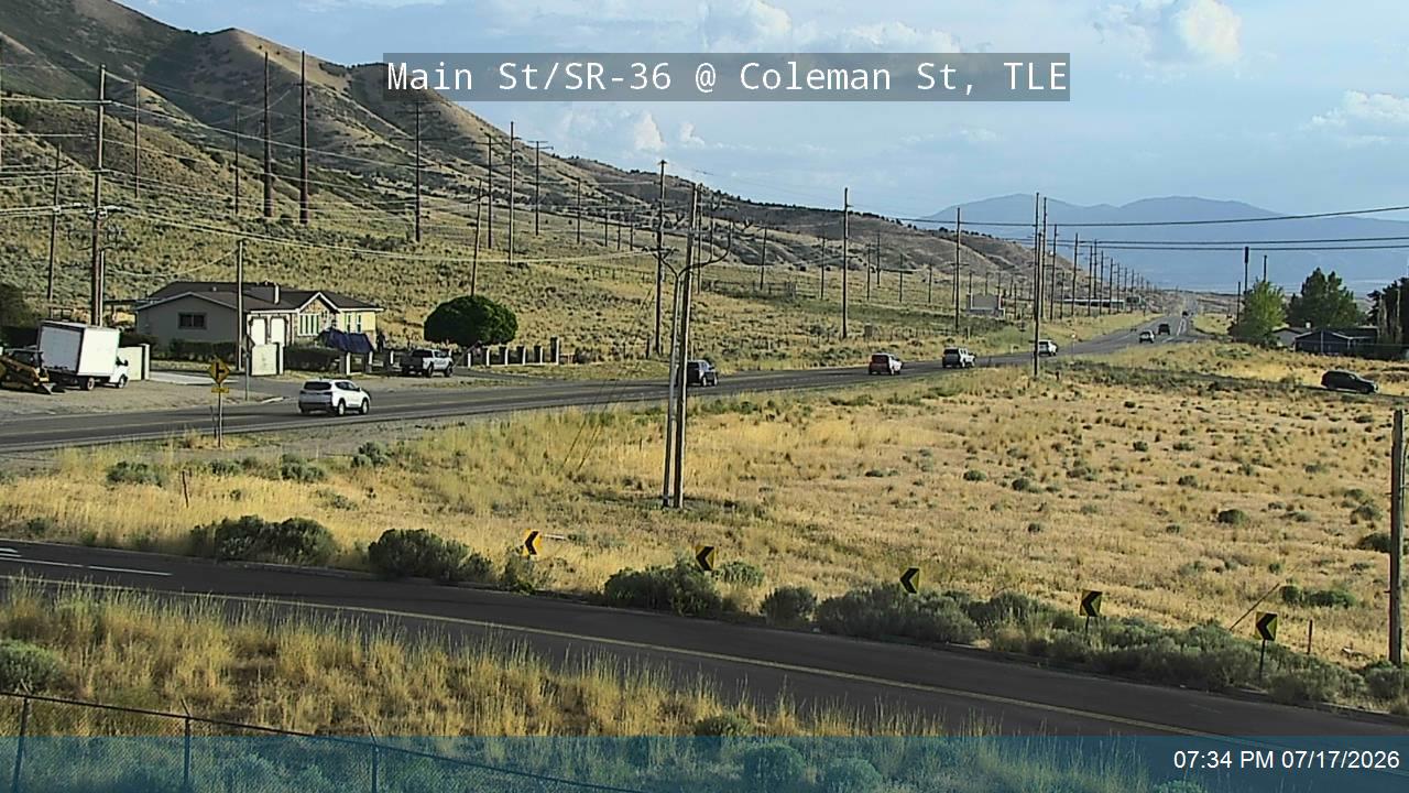 SR-36 traffic camera, view north, Tooele, Utah