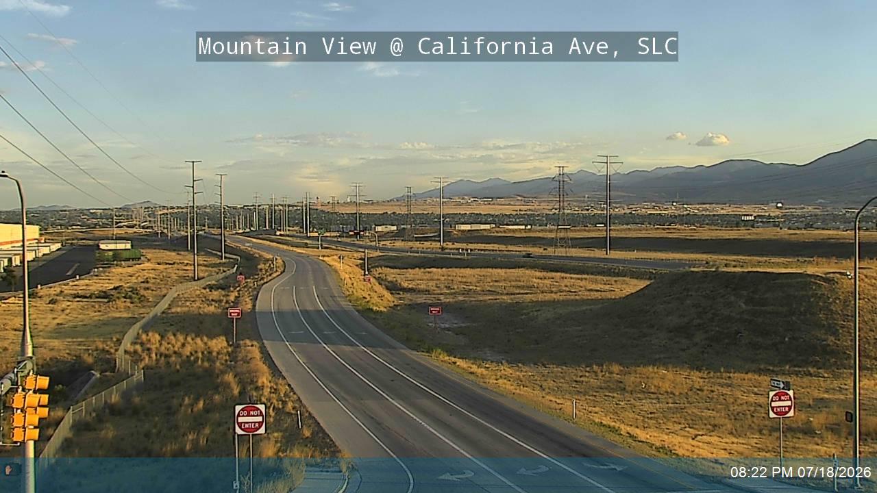 SR-85 traffic camera, view north, Salt Lake City, Utah