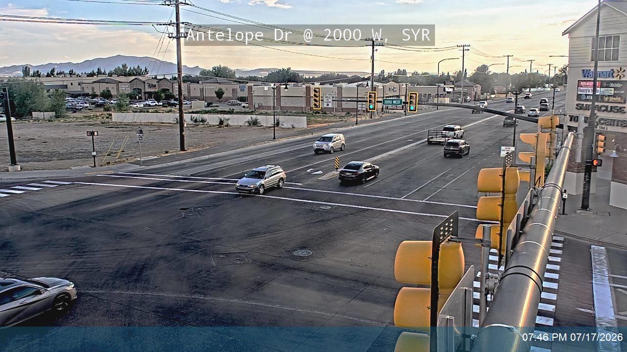 SR-108 traffic camera, view north, Syracuse, Utah