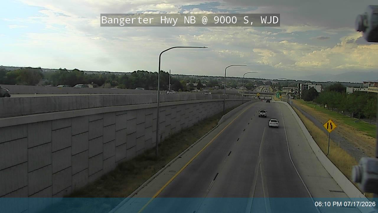 SR-154 traffic camera, view north, West Jordan