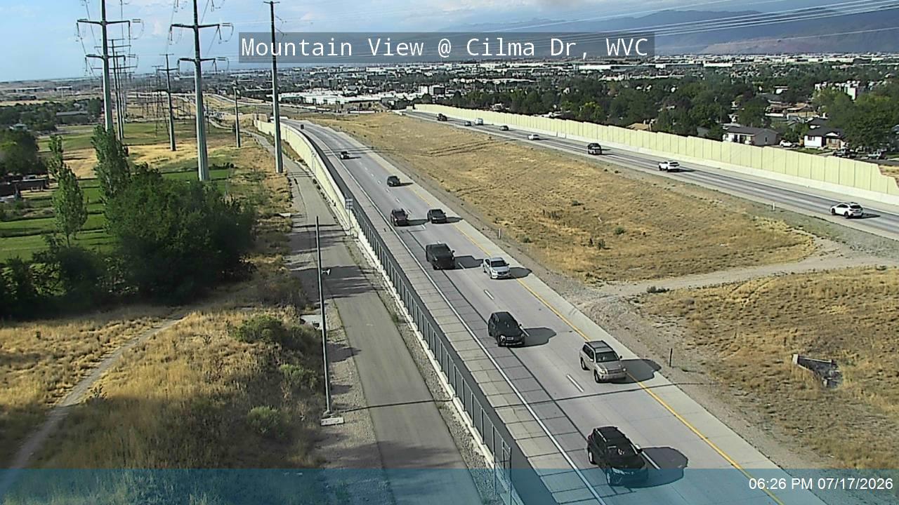 SR-85 traffic camera, view south, West Valley City, Utah
