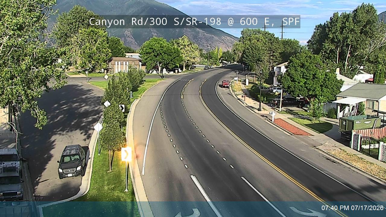 SR-198 traffic camera, Spanish Fork, Utah
