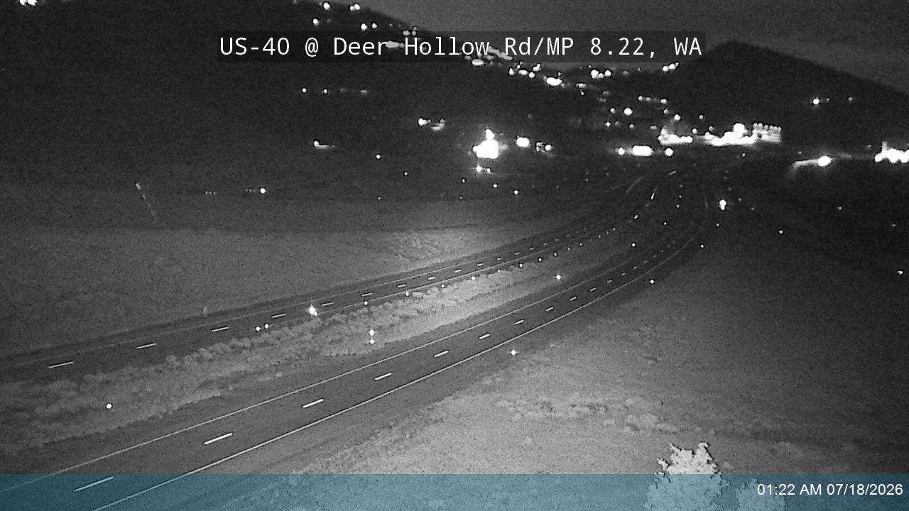 US-40 @ Deer Hollow Rd / SR-319 / MP 8.22, WA traffic camera, Wasatch County
