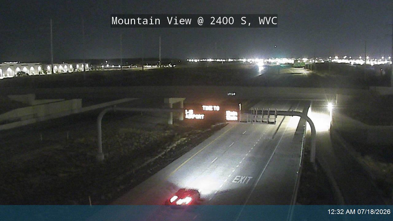 SR-85 traffic camera, view north, West Valley City, Utah