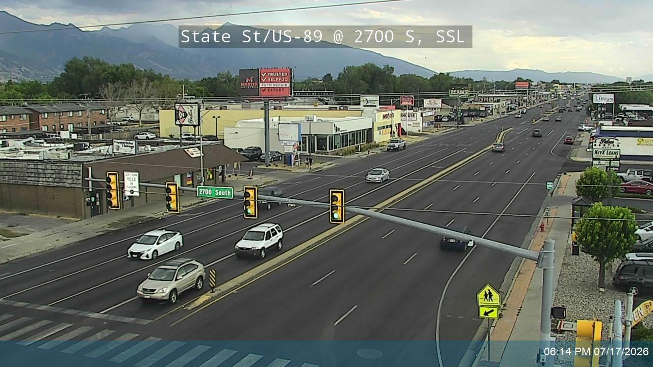 US-89 traffic camera, South Salt Lake