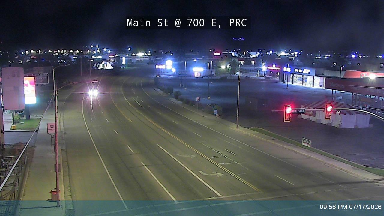 SR-55 traffic camera, view south, Price, Utah