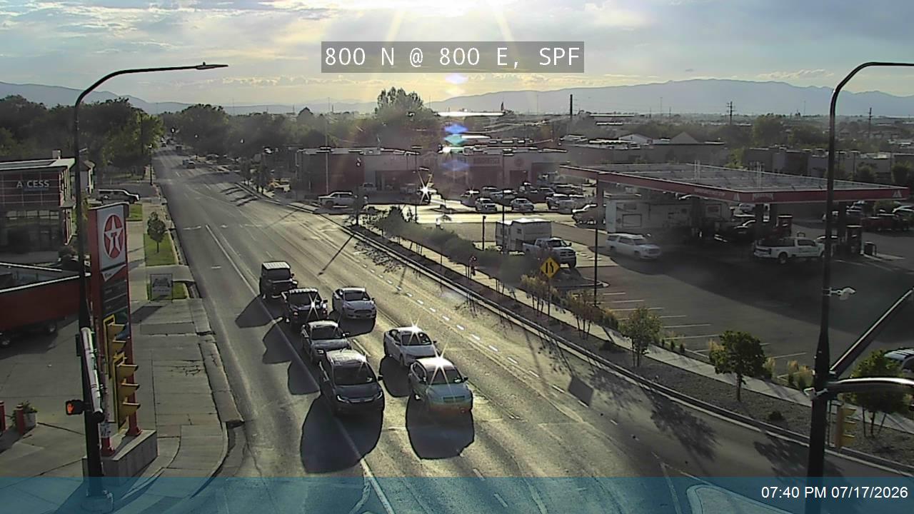 800 N traffic camera, Spanish Fork, Utah