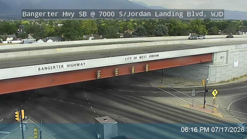 SR-154 traffic camera, view south, West Jordan