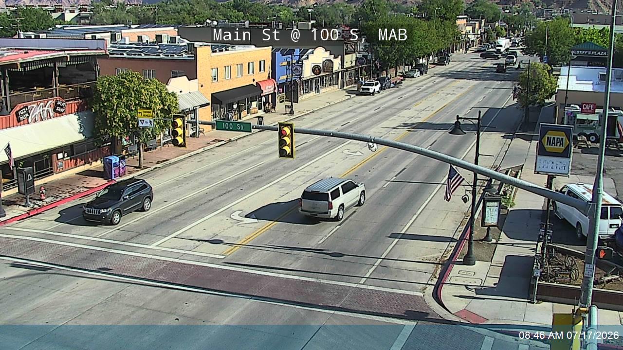 US-191 traffic camera, Moab, Utah