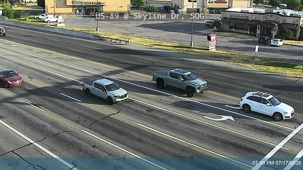 US-89 traffic camera, South Ogden
