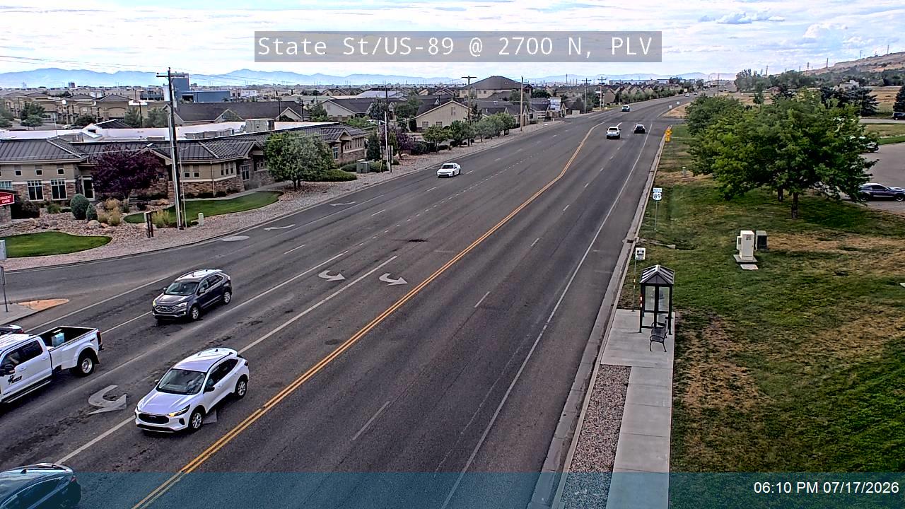 US-89 traffic camera, Plain City, Utah