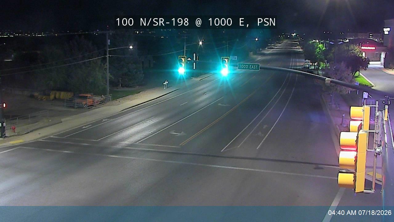 SR-198 traffic camera, Payson, Utah