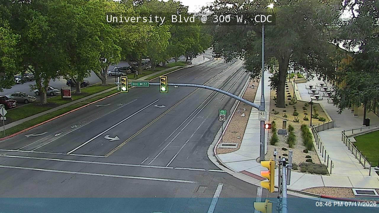 SR-289 traffic camera, view north, Cedar City, Utah