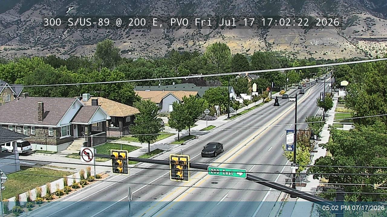 US-89 traffic camera, Provo, Utah