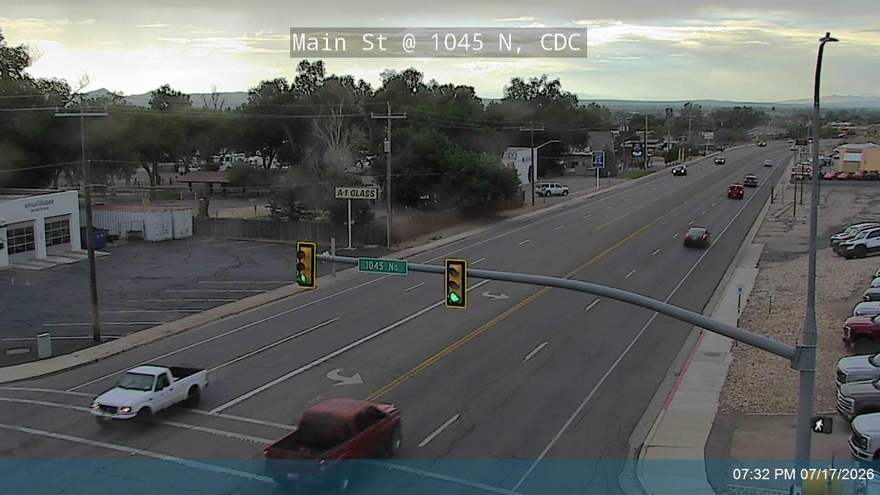 SR-130 traffic camera, view south, Cedar City, Utah