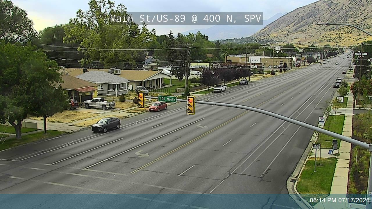 US-89 traffic camera, Springville, Utah